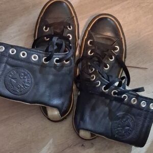 Converse Black Kids High-Top Sneakers